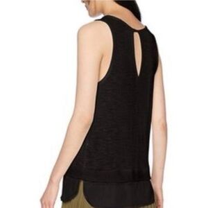 J. Crew Factory | Black Combo Tank, M